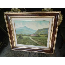 Много красива авторска картина масло на платно от Испания - 4078